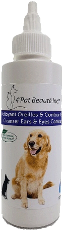 Limpiador de piel y contorno de ojos para perros 125ml